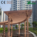 Easy Installed WPC pergola, beams, posts, steel insert, CE , SGS certified